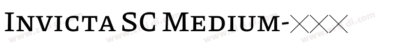 Invicta SC Medium字体转换